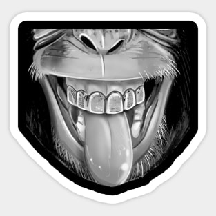 Monkey Mouth Sticker